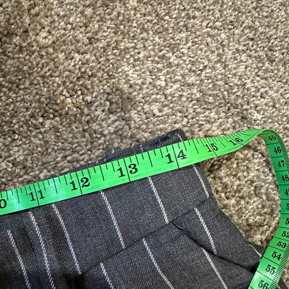 Abercrombie & Fitch Gray Pinstripe Trousers - Picture 5 of 11